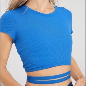 aerie ribbed crop top